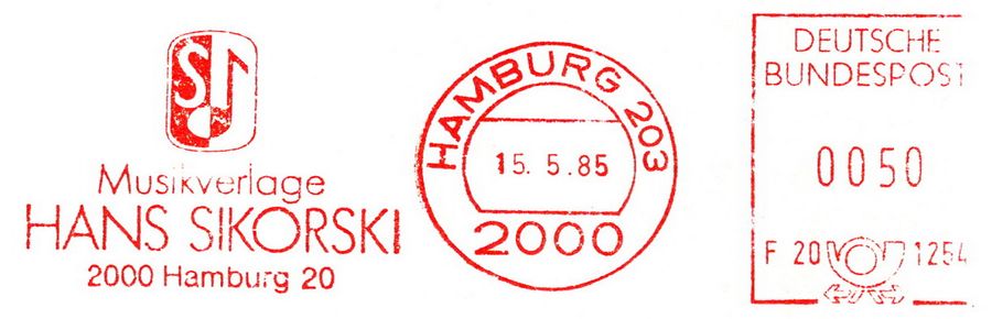 Hamburg-Sikorski-1985-Musikverlag