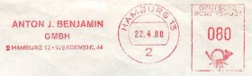 Hamburg-Anton-Benjamin-1988-Musikverlag